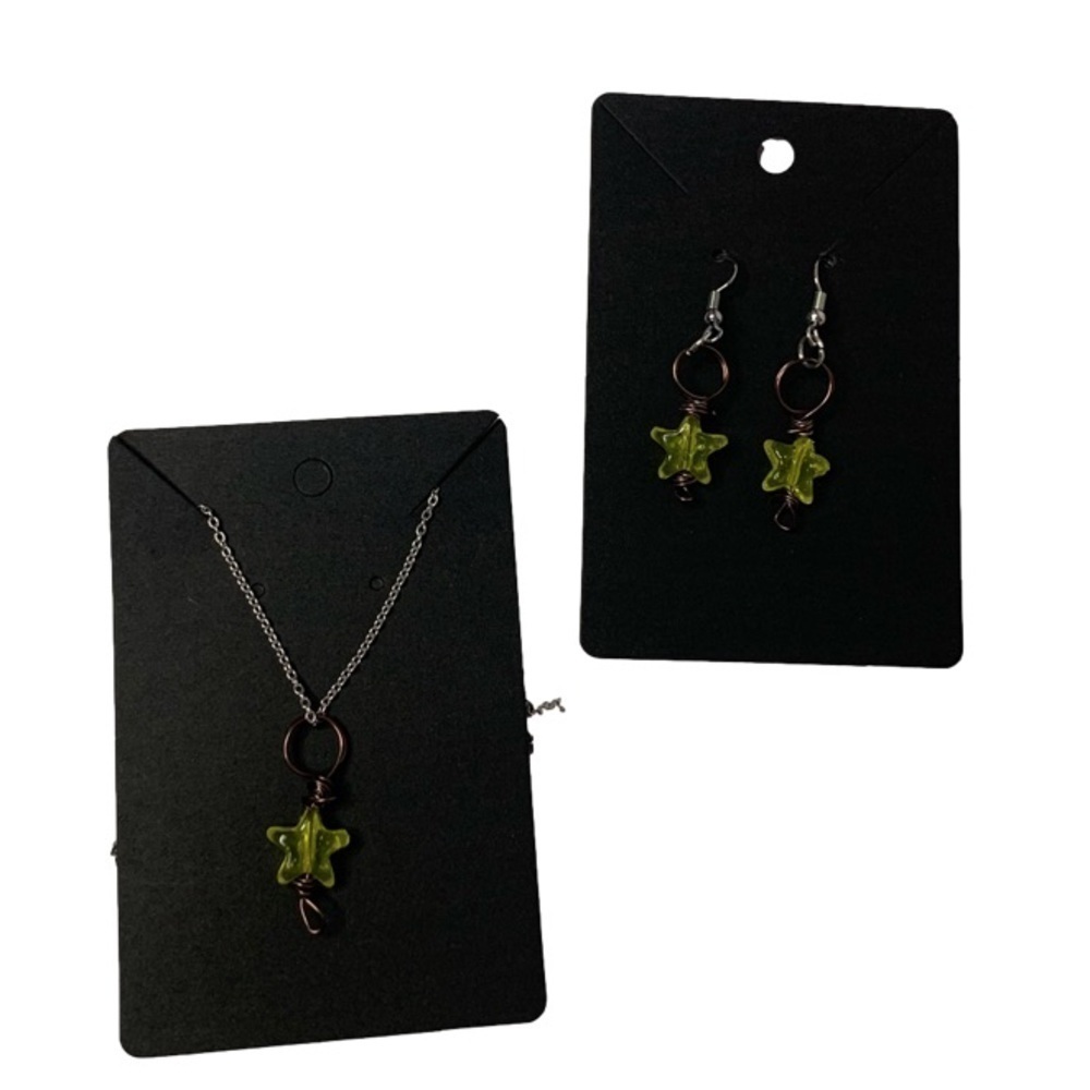 Yellow star jewelry set